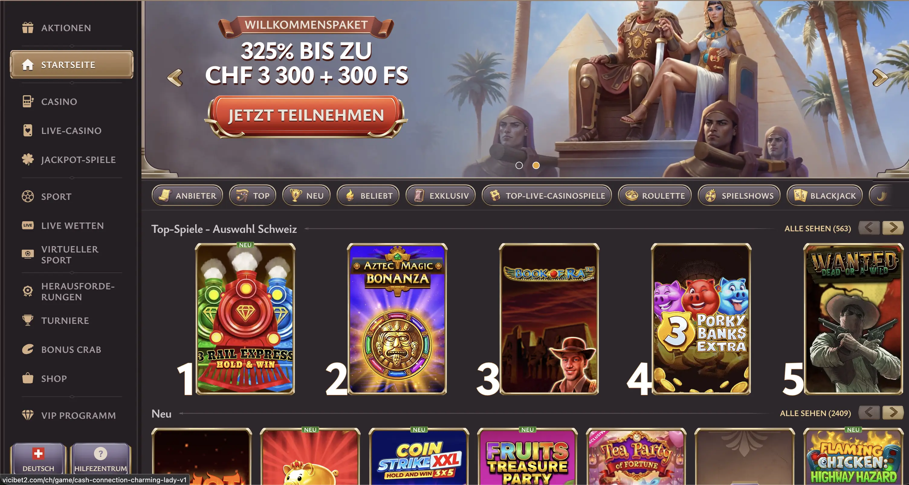 Vicibet Screenshot
